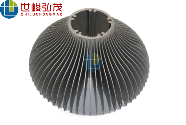 CNC數(shù)控車(chē)太陽(yáng)花散熱器深加工鋁型材